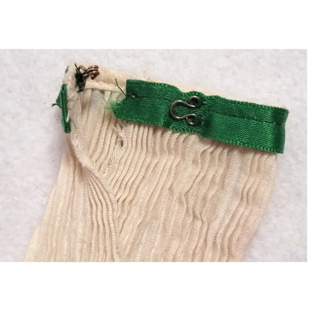 Vtg 50s Doll Skirt & Apron Handmade 8–9